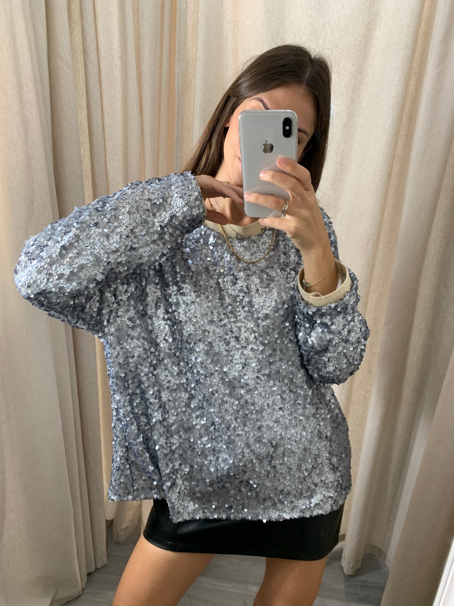 SUDADERA LENTEJUELAS