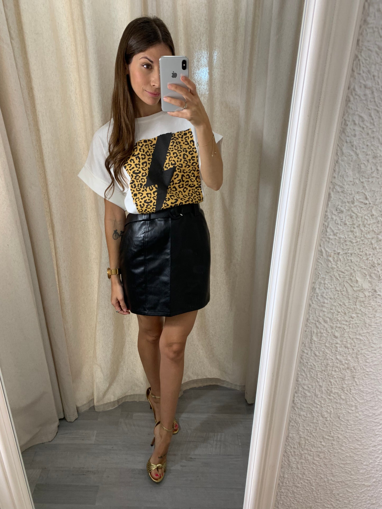 FALDA MINI POLIPIEL