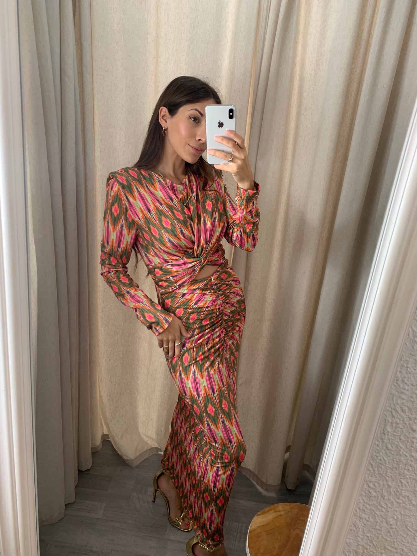 VESTIDO ESTAMPADO CUT