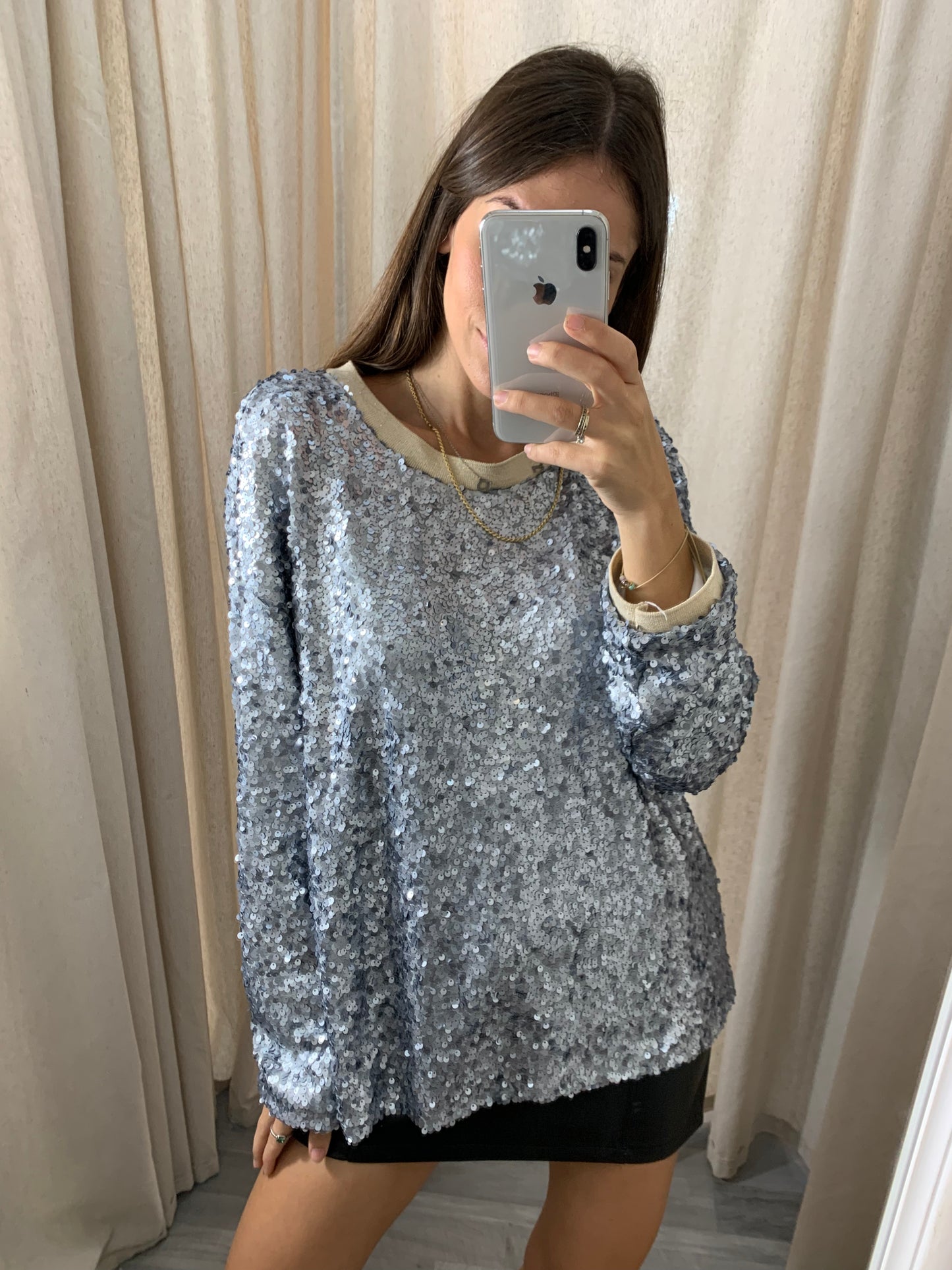 SUDADERA LENTEJUELAS