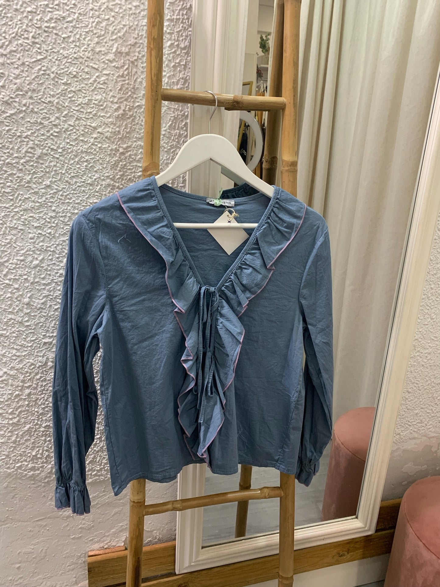 CAMISA LAZADAS CONTRASTE HILO