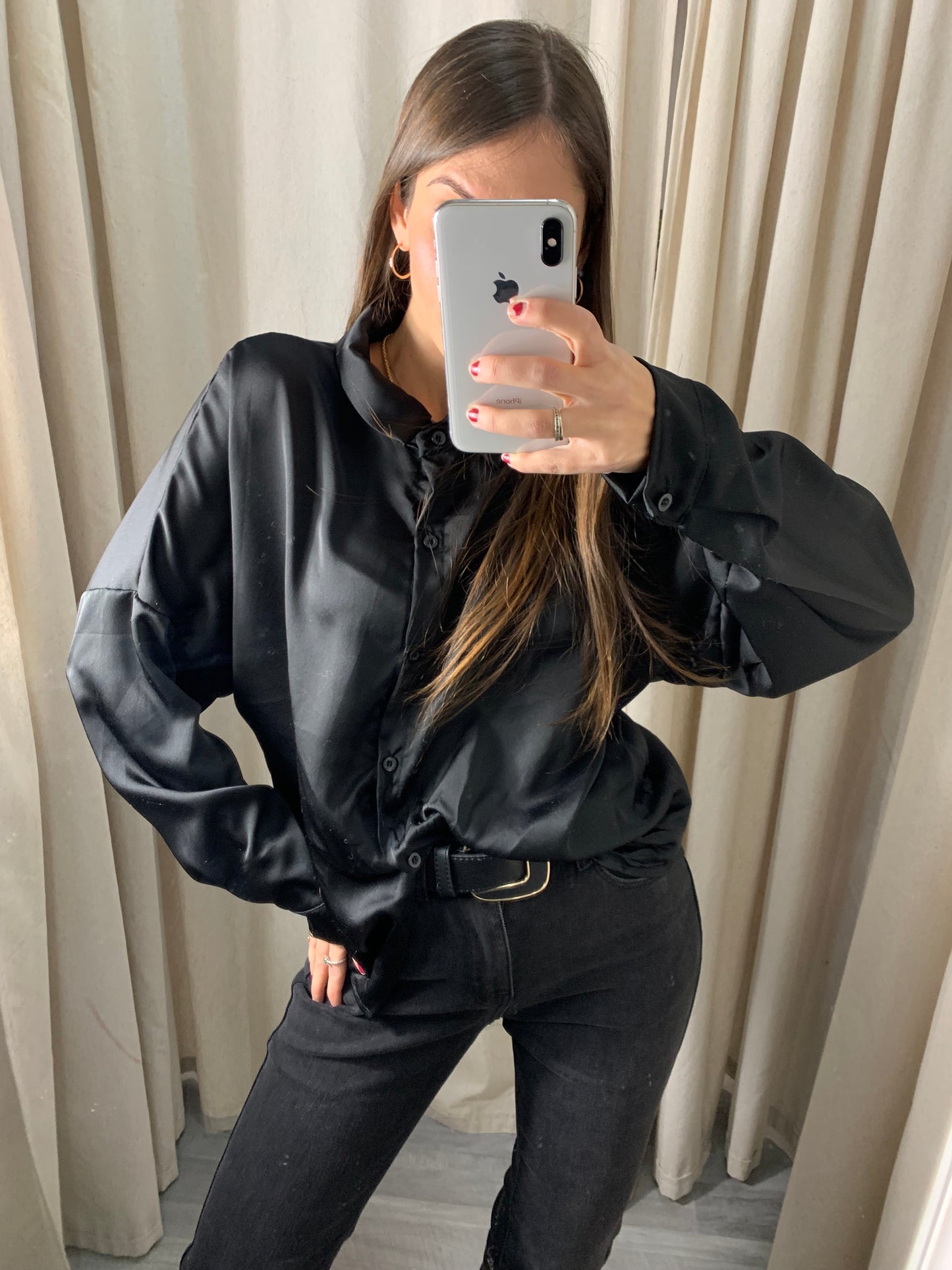 CAMISA RASO NEGRA