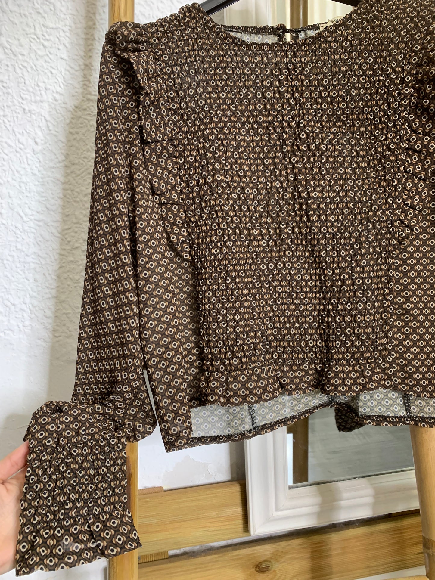 BLUSA ESTAMPADO BEIGE