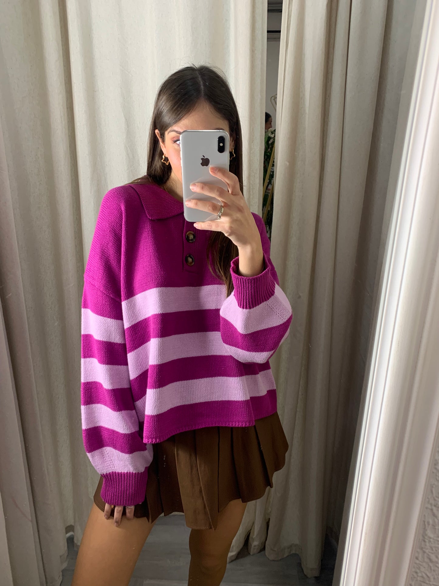 JERSEY POLO MALVA