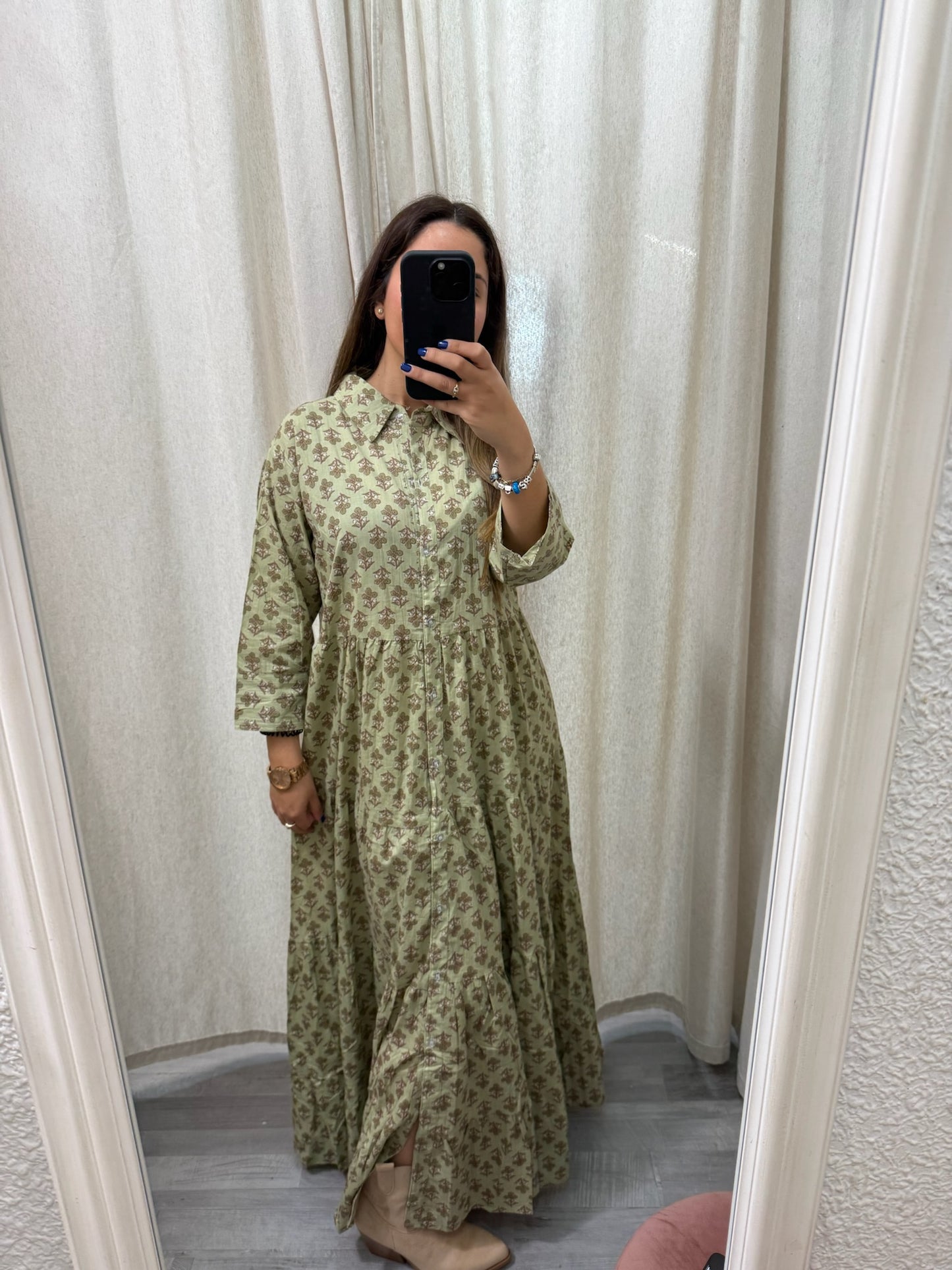 VESTIDO SUELTO ESTAMPADO