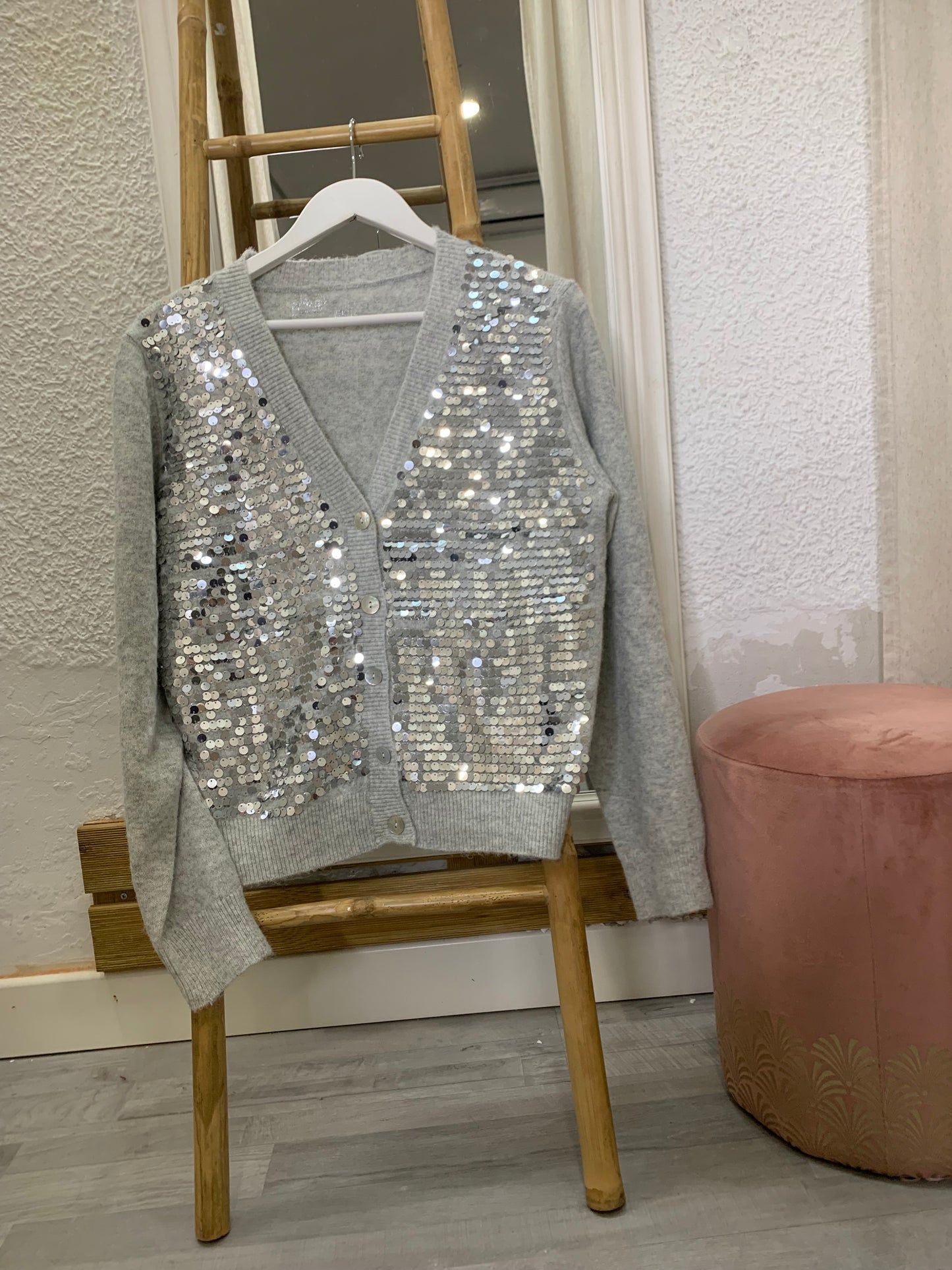 CARDIGAN LENTEJUELAS
