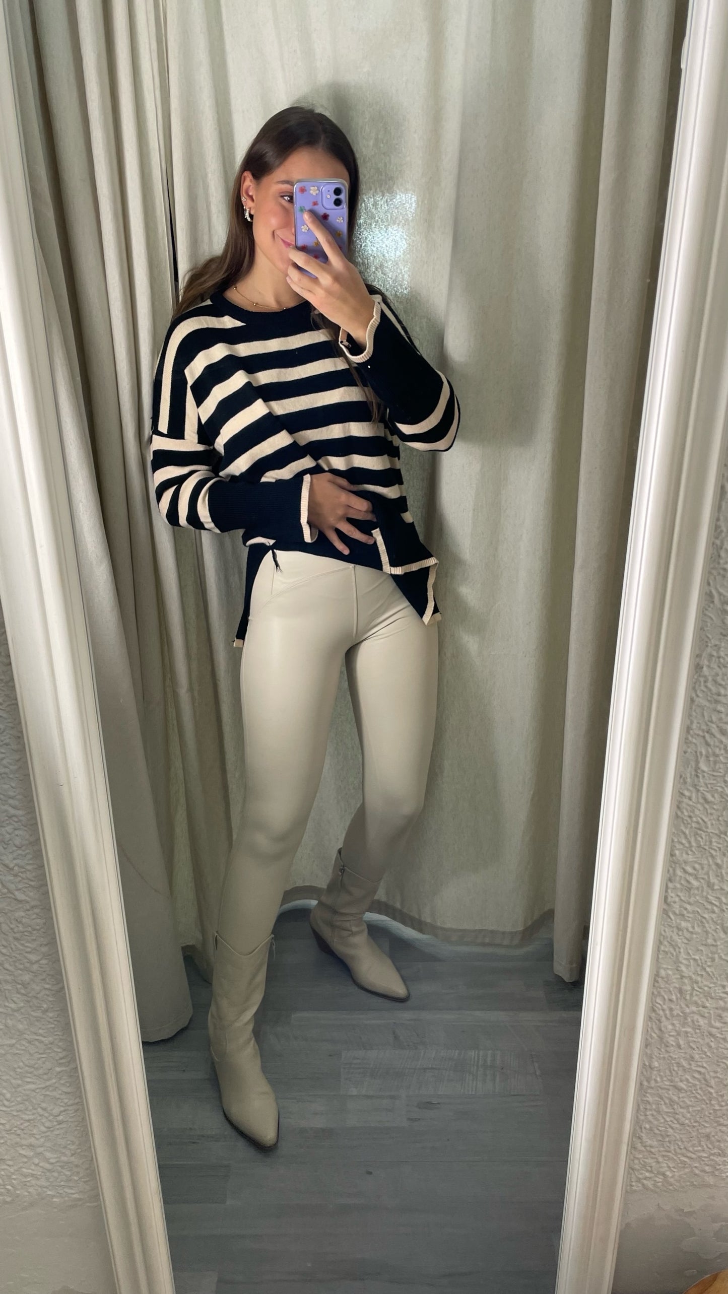 LEGGINS POLIPIEL BEIGE
