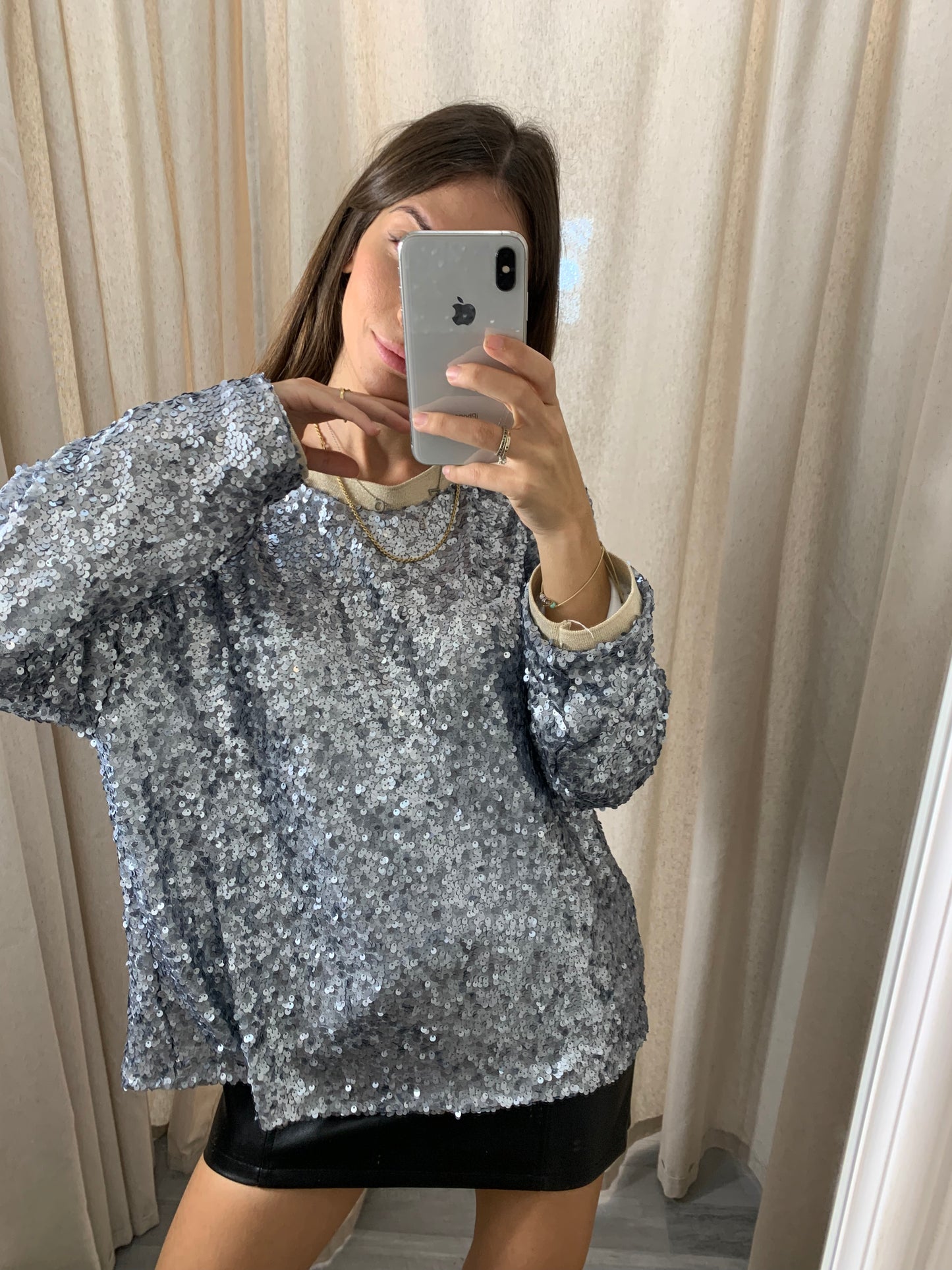 SUDADERA LENTEJUELAS