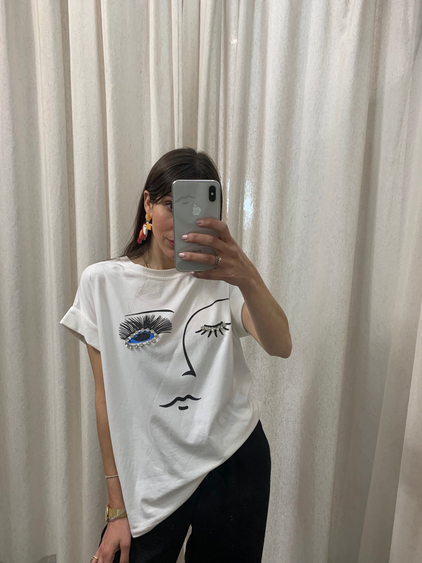 CAMISETA CARA PEDRERIA