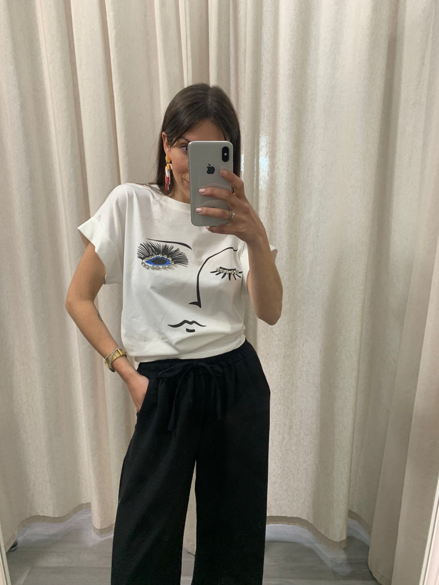 CAMISETA CARA PEDRERIA