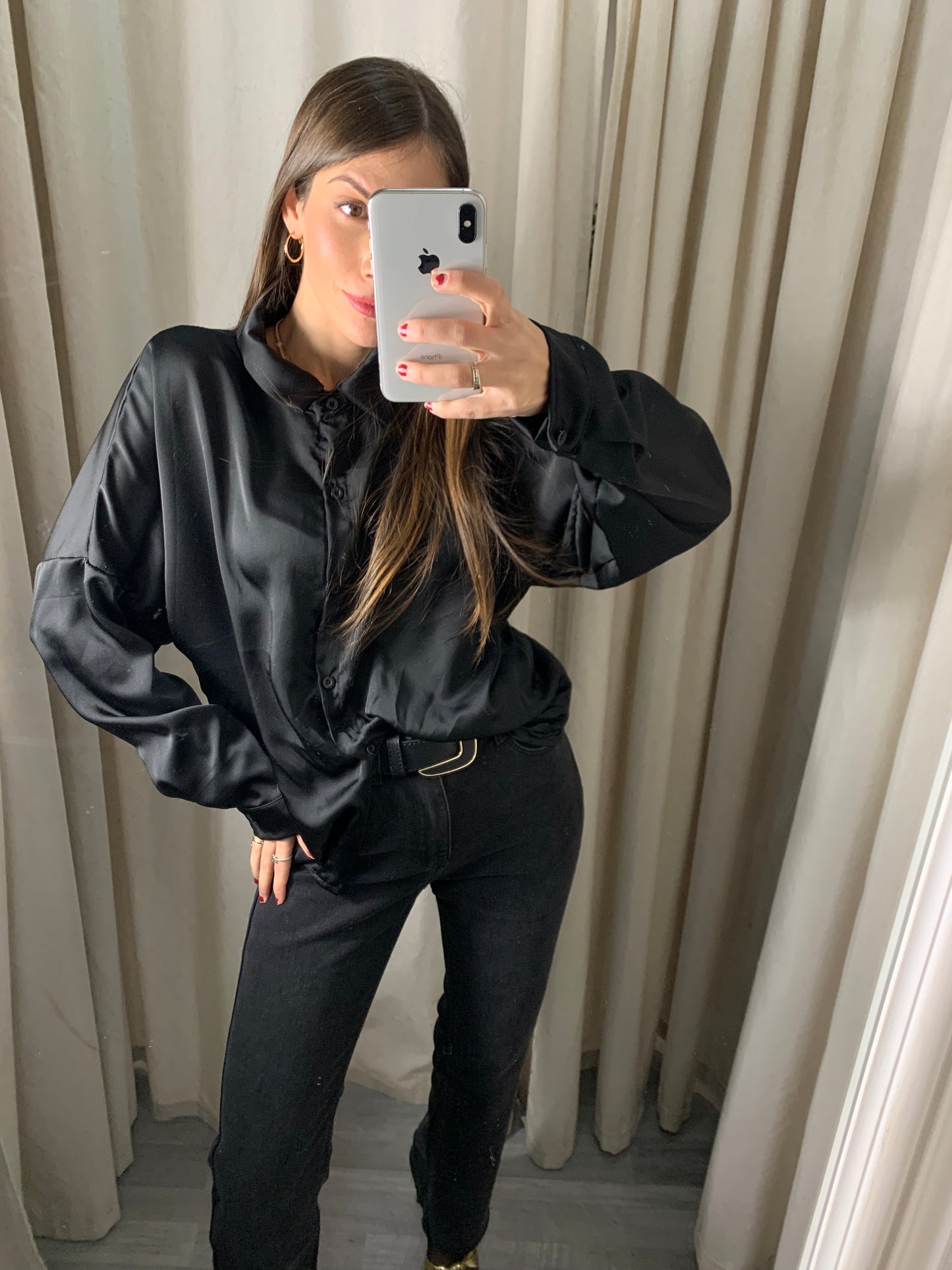 CAMISA RASO NEGRA