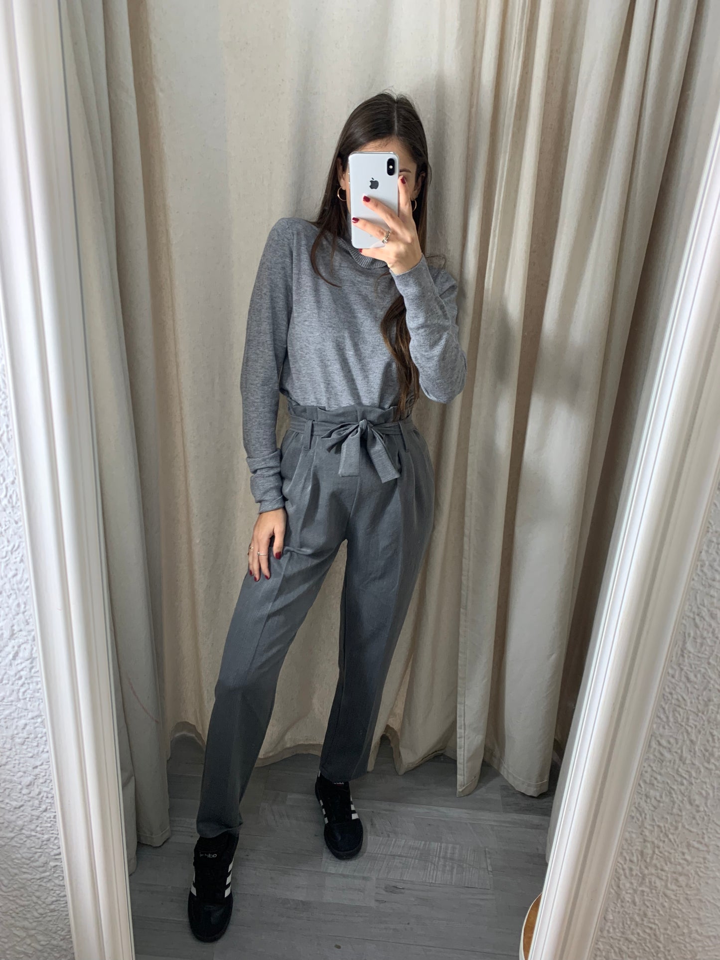 JERSEY BASIC CUELLO GRIS
