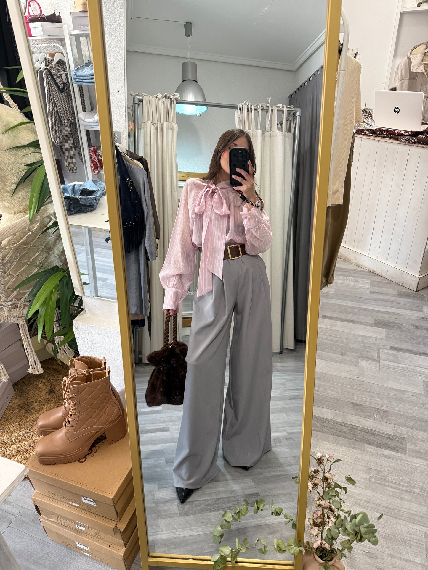 PANTALÓN TRAJE GRIS