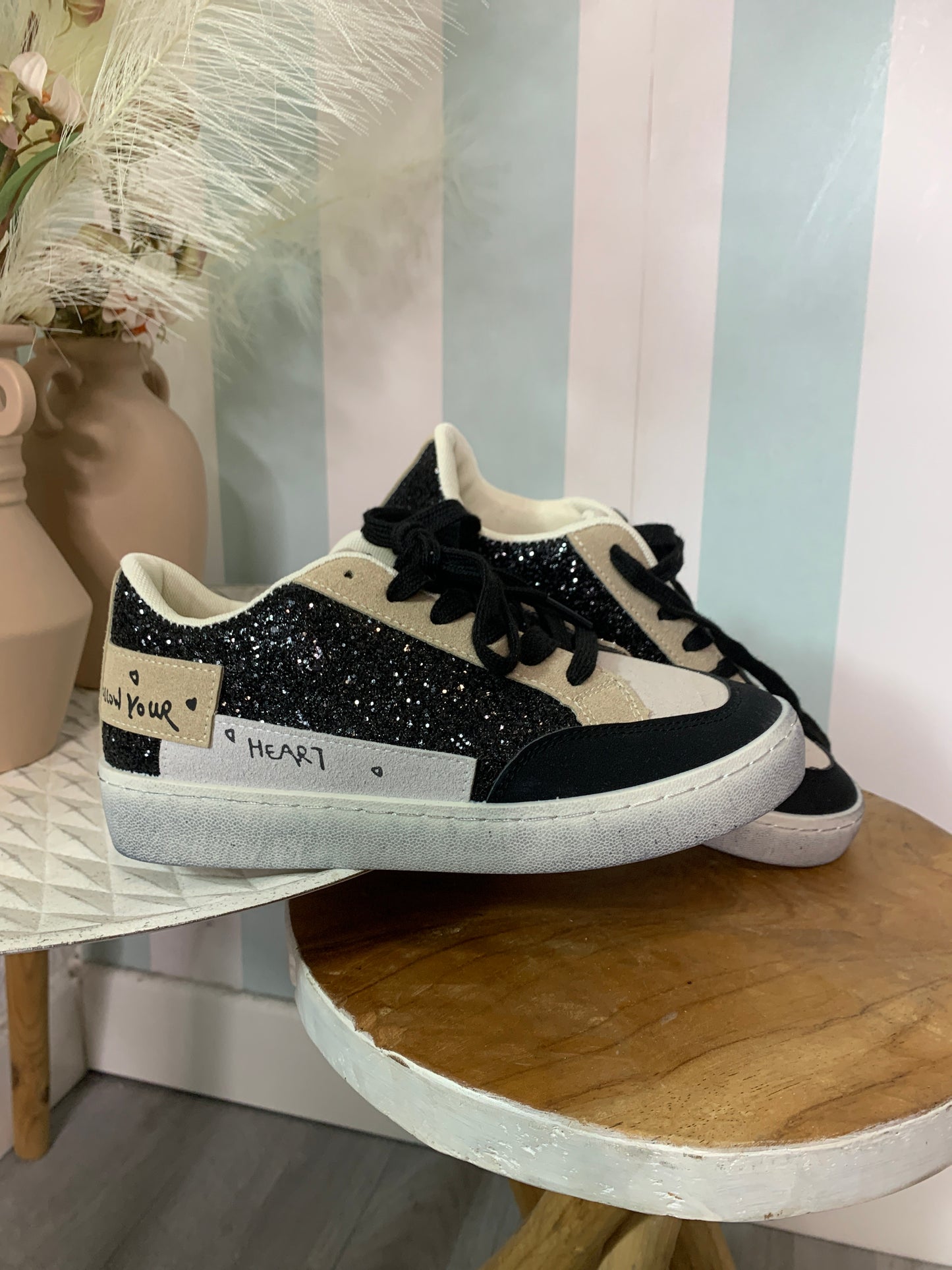 ZAPATILLAS HEART BRILLO