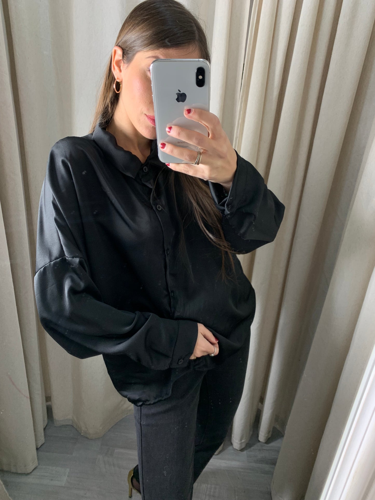 CAMISA RASO NEGRA