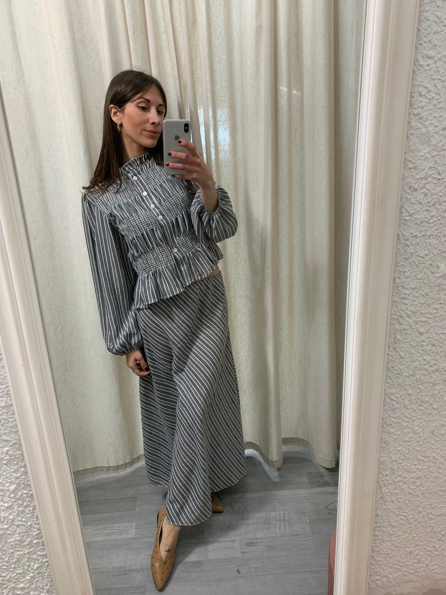 FALDA RAYAS CONJUNTO