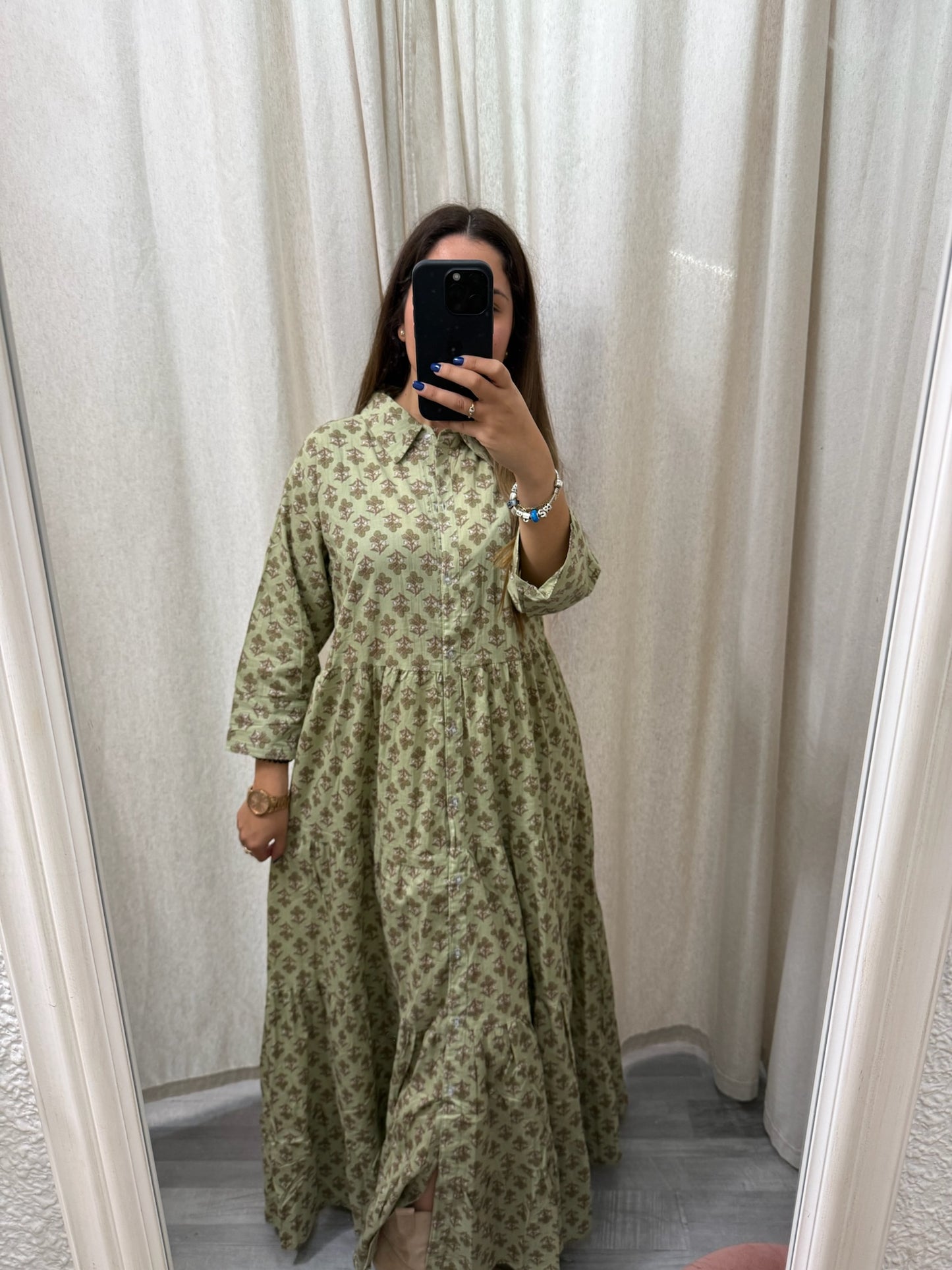 VESTIDO SUELTO ESTAMPADO