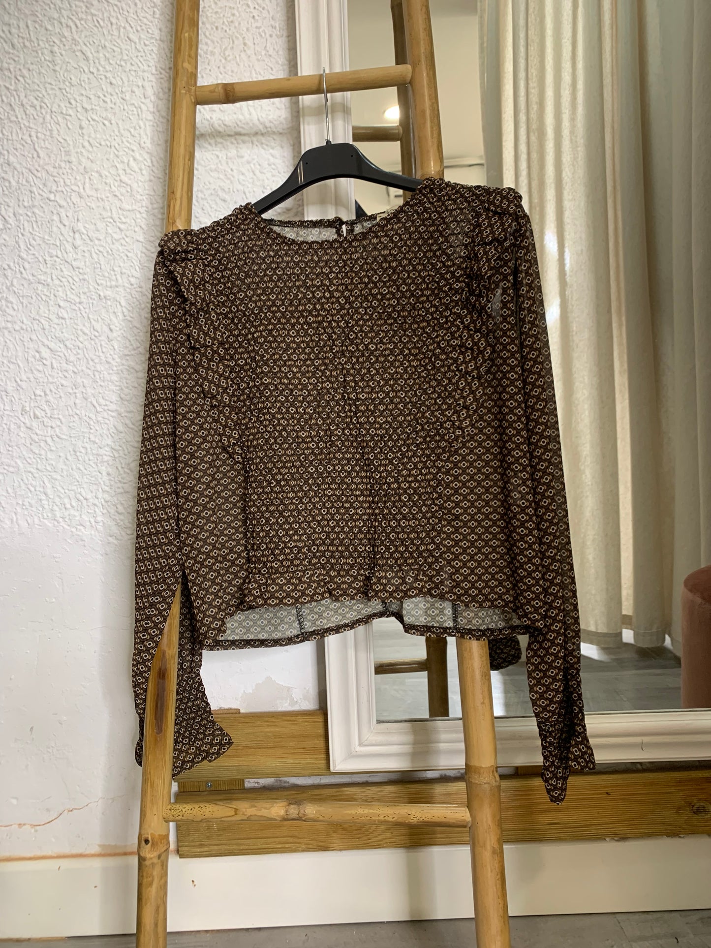 BLUSA ESTAMPADO BEIGE