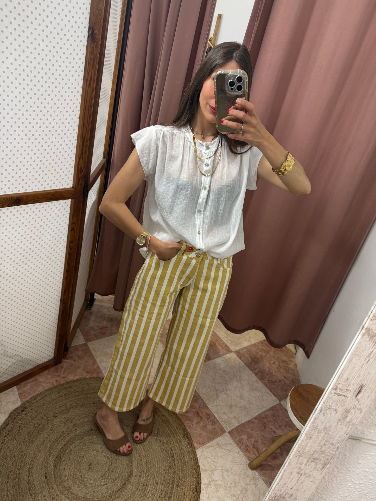 BLUSA TIRANTES SEMITRANSPARENTE