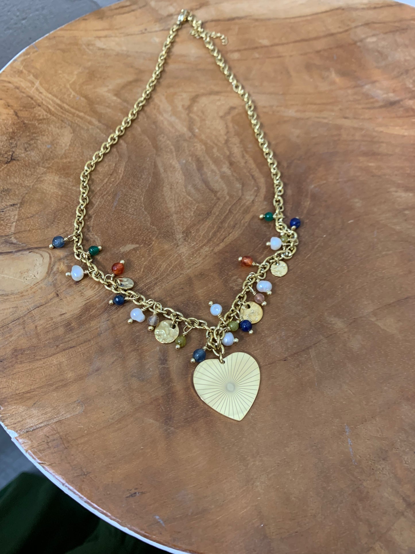 COLLAR PERLAS CORAZÓN