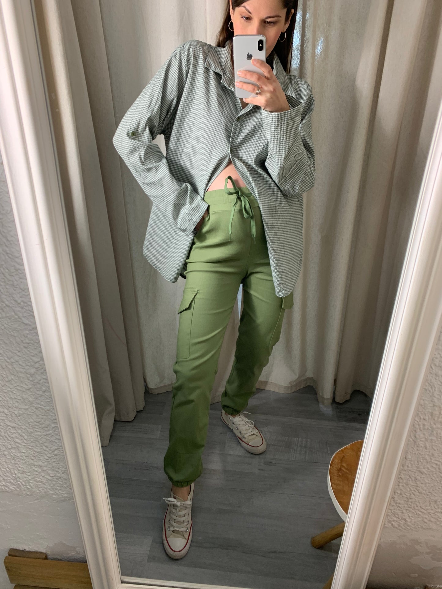 PANTALÓN JOGGER CARGO VERDE
