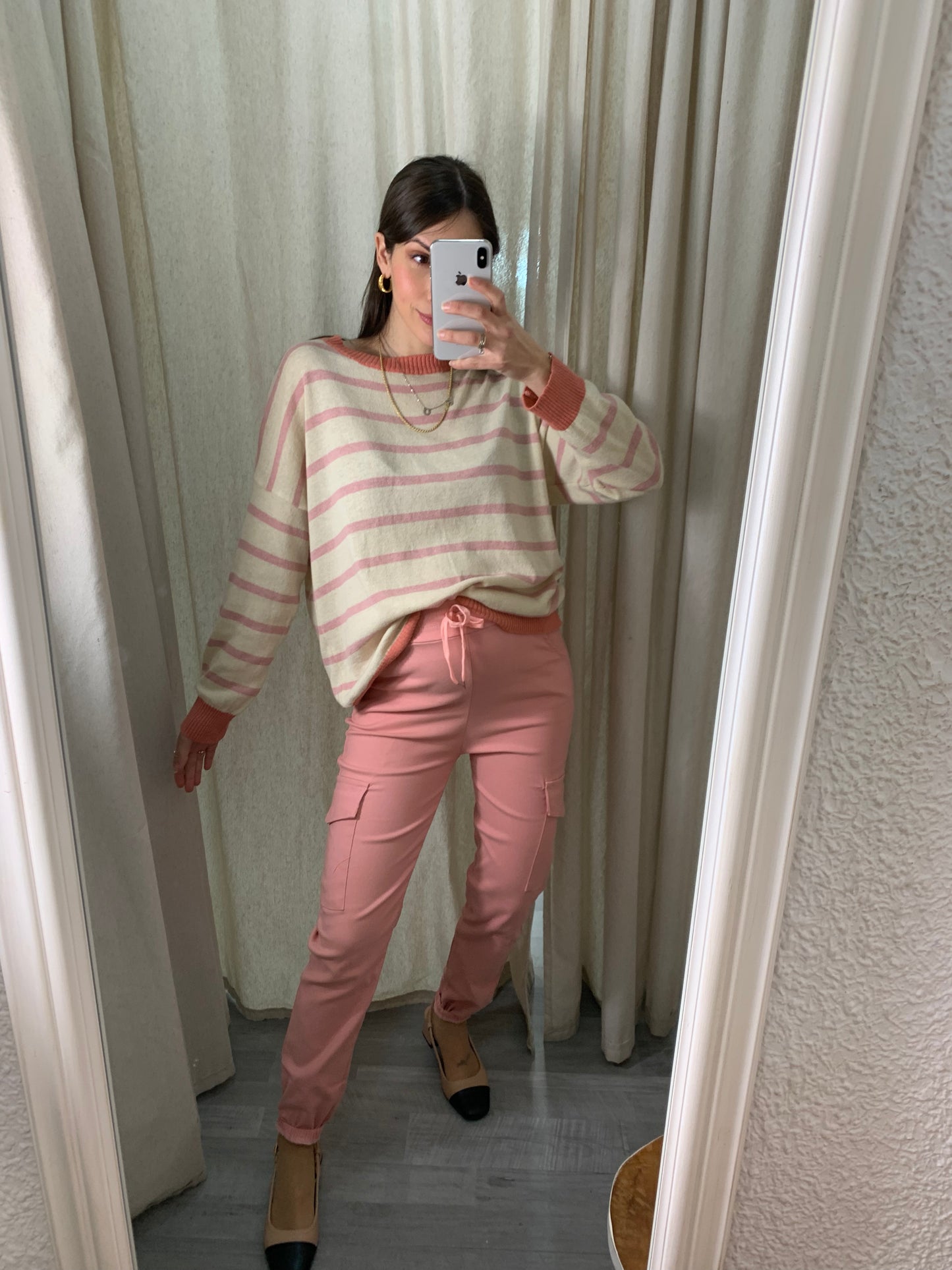 PANTALÓN JOGGER CARGO ROSA