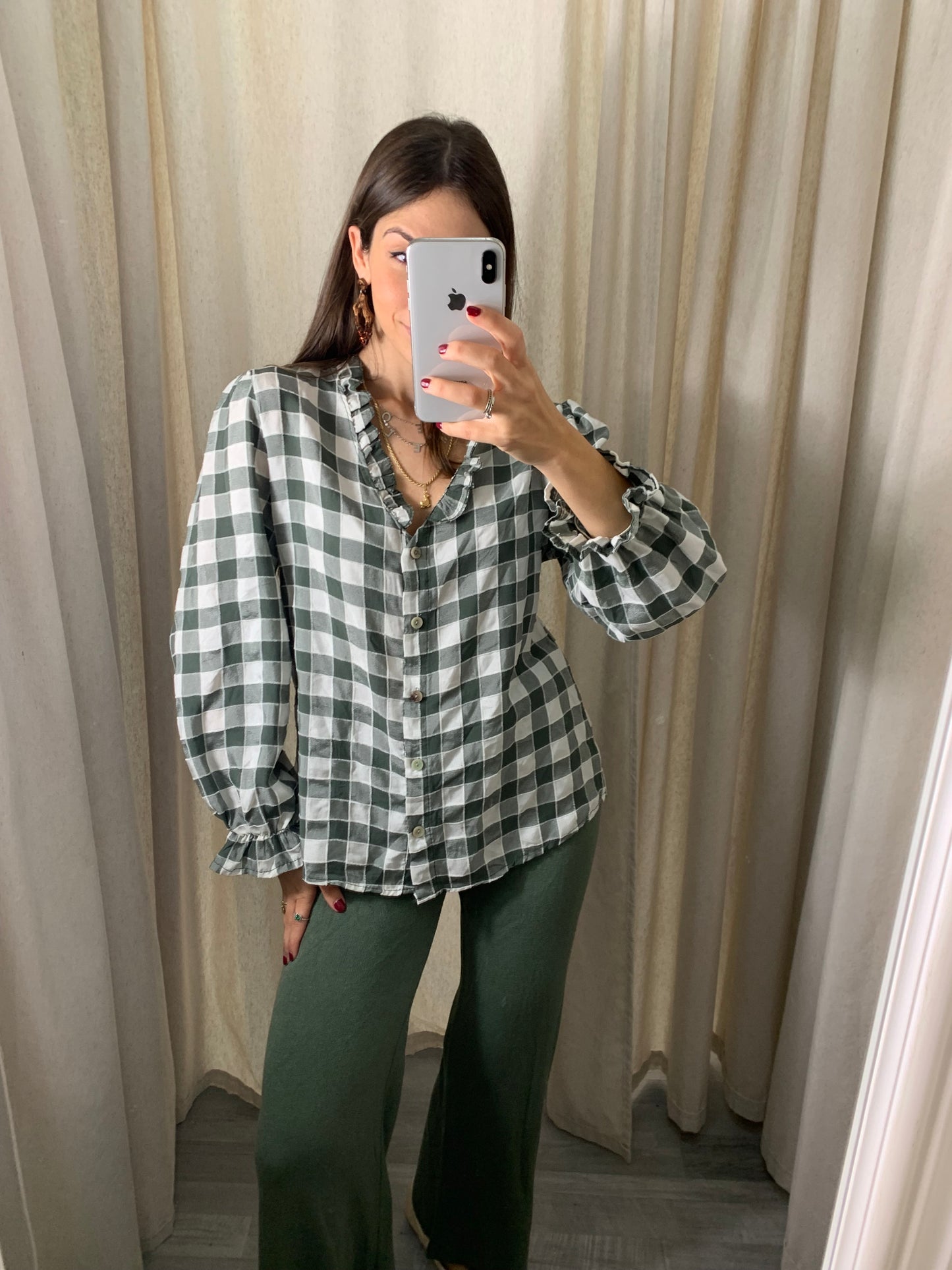 CAMISA CUADROS VERDE