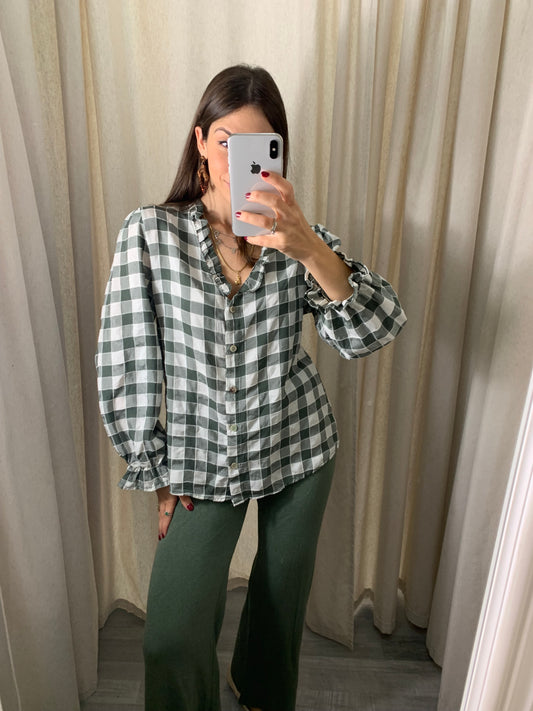 CAMISA CUADROS VERDE