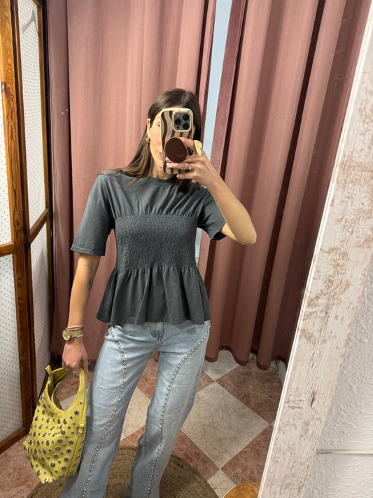 CAMISETA FRUNCIDO PECHO