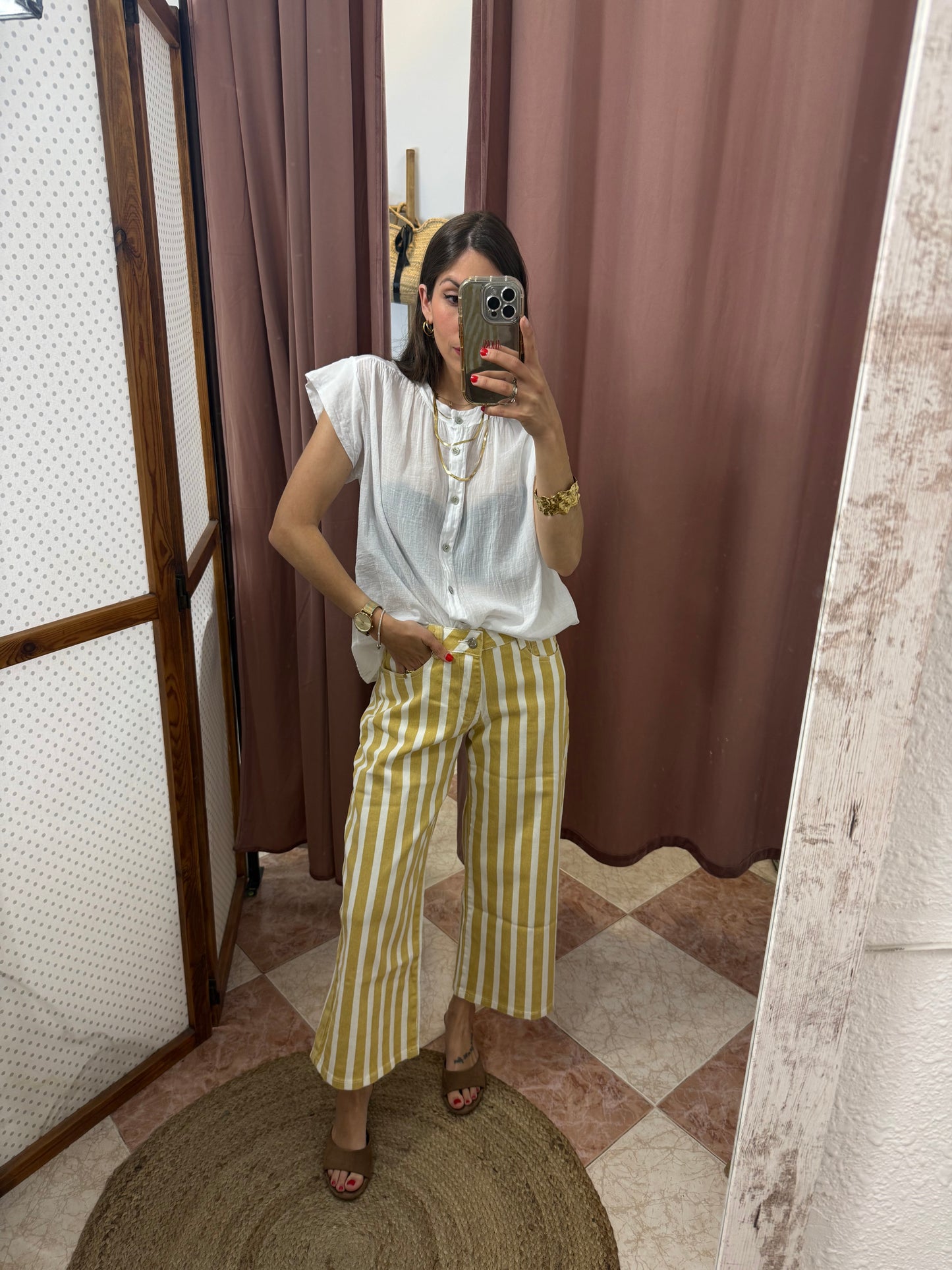 BLUSA TIRANTES SEMITRANSPARENTE