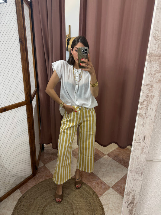 BLUSA TIRANTES SEMITRANSPARENTE