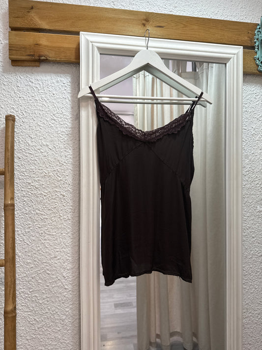 TOP LENCERO BASIC MARRÓN