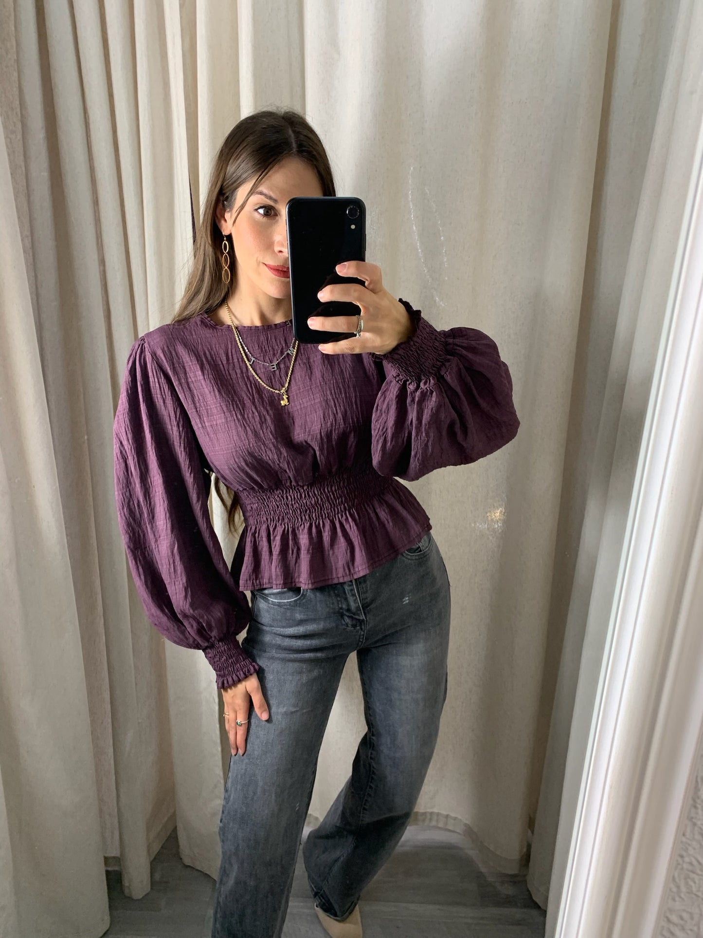 BLUSA GOMA CINTURA